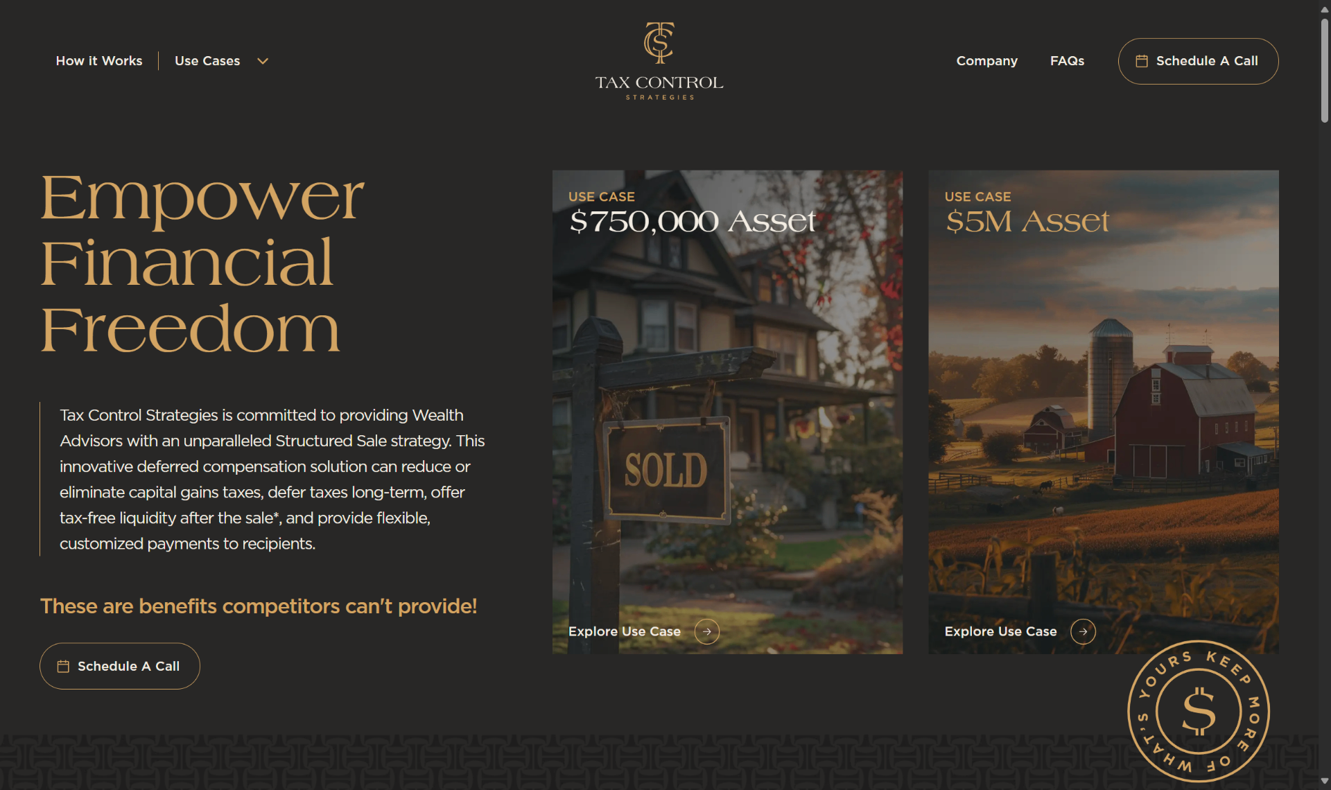 Tax Control Strategies